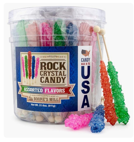Boone’s Mill Rock Crystal Candy- Assorted