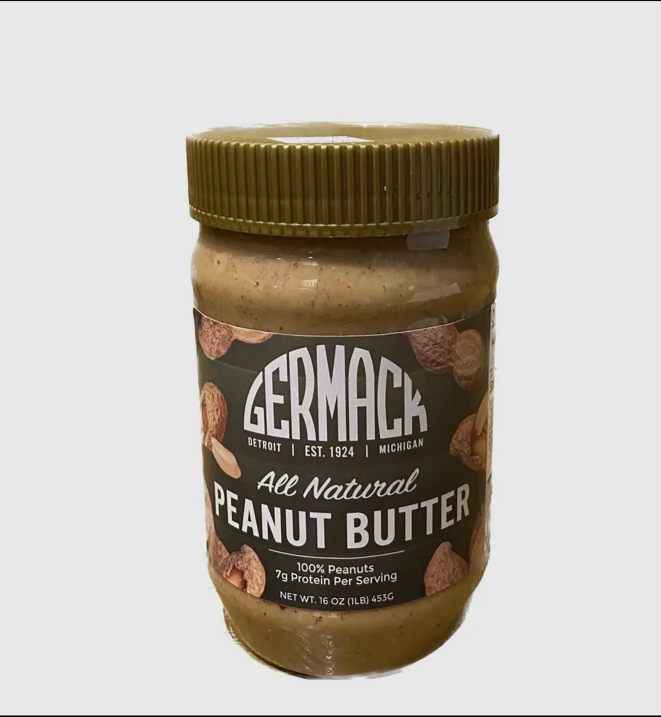 Germack Natural Peanut Butter 16 oz.