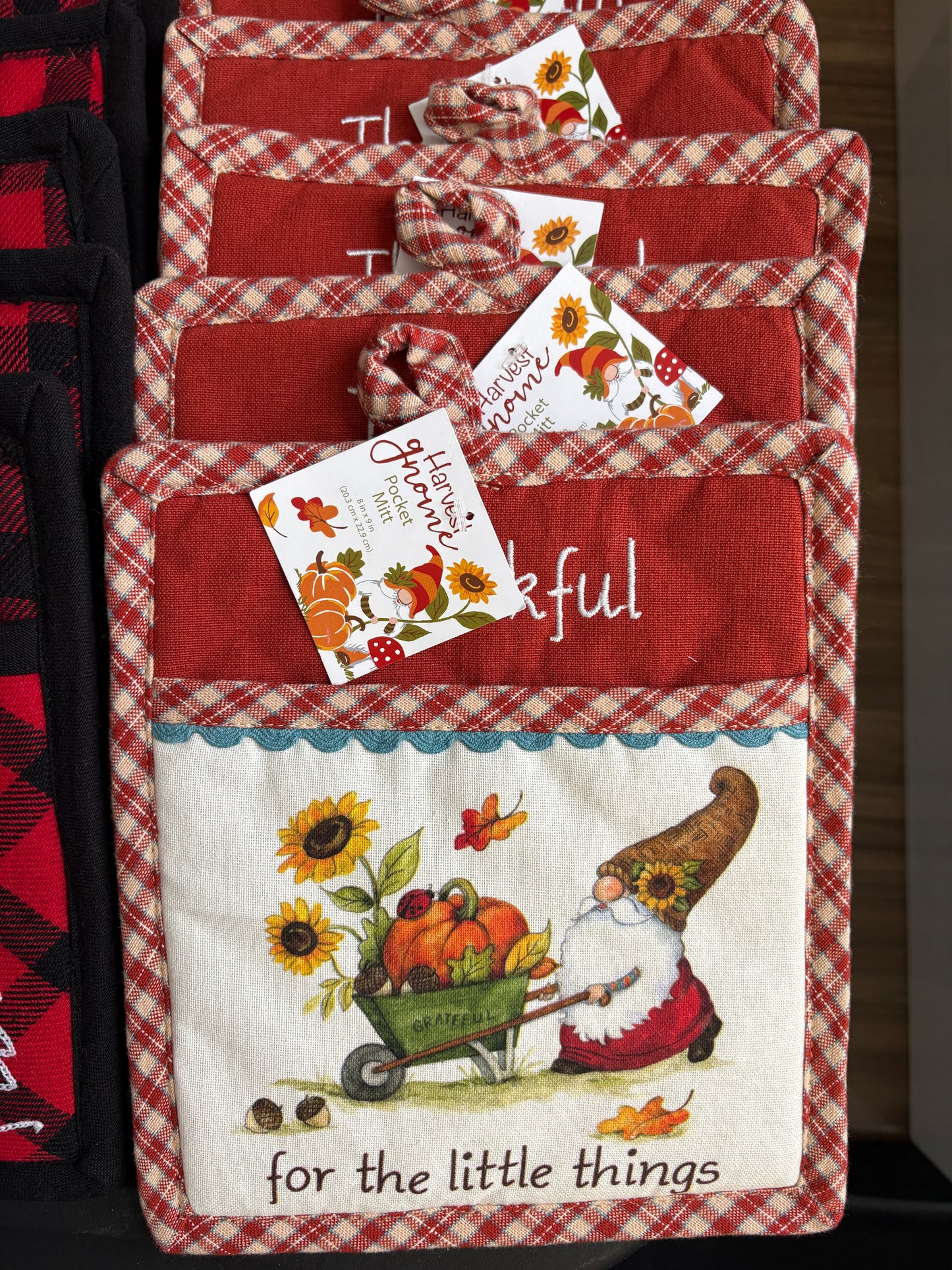 Thankful Kitchen Pocket Mitt- $4 or 5/$15 (Mix & Match)