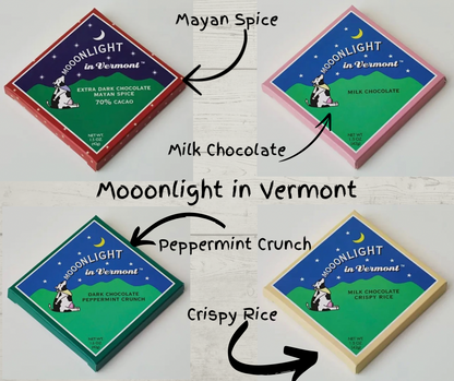 Mooonlight in Vermont- Milk Chocolate - Gluten Free