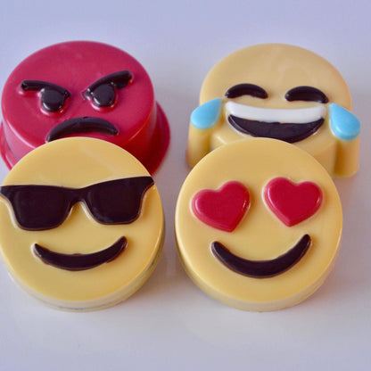 Chocolate Covered Emoji Oreos: Angry