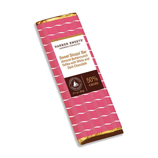 Sweet Sloops Chocolate Bar - Almond Buttercrunch 2 1/3 oz