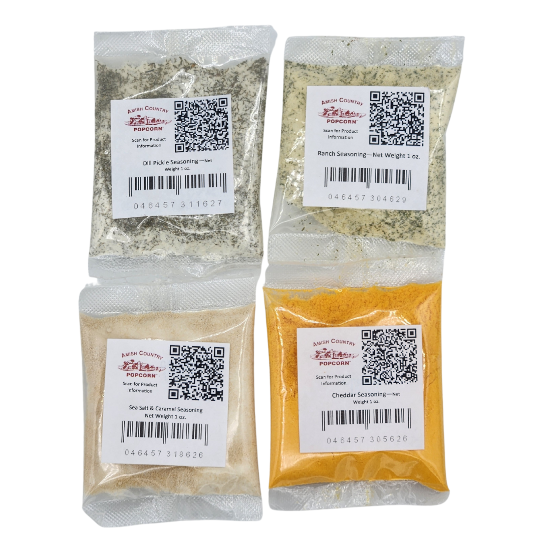 Seasoning Sampler 1oz Bags