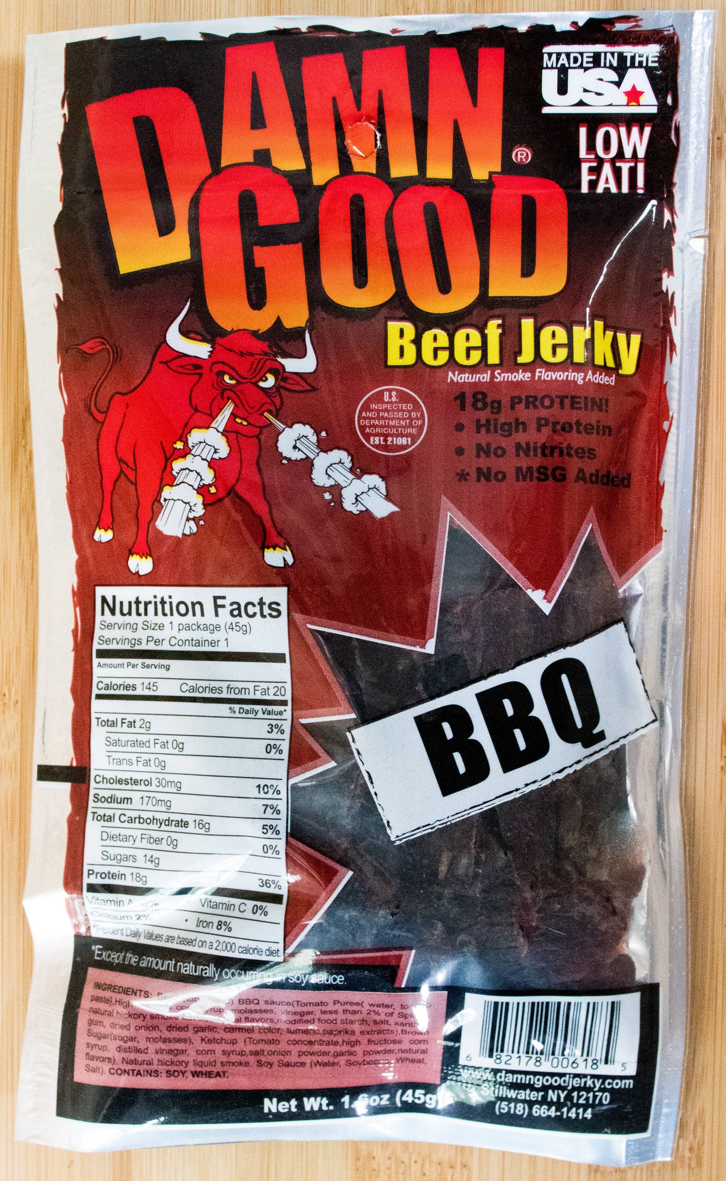 1.6 oz Barbeque Beef Jerky