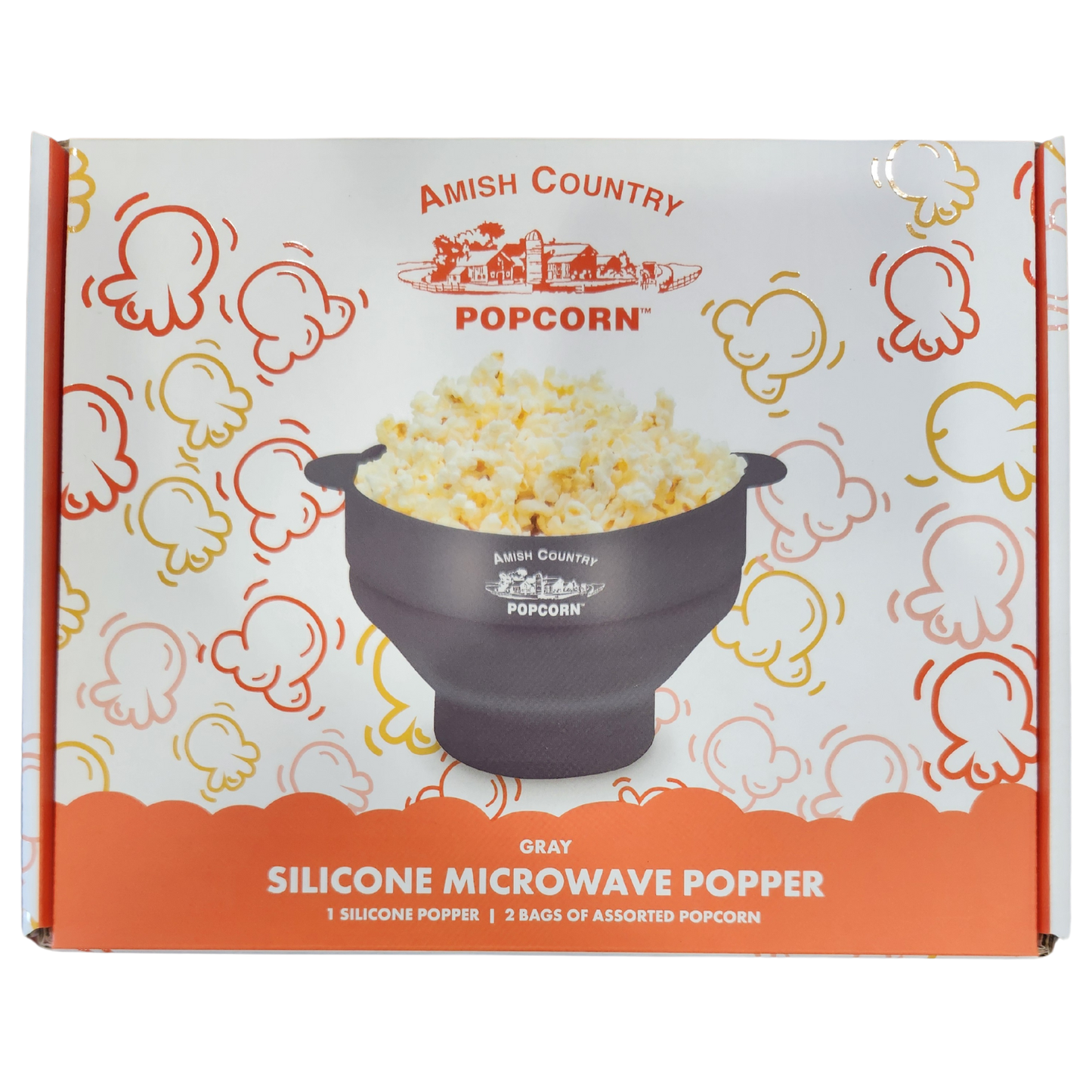 Silicone Microwave Popper: Purple
