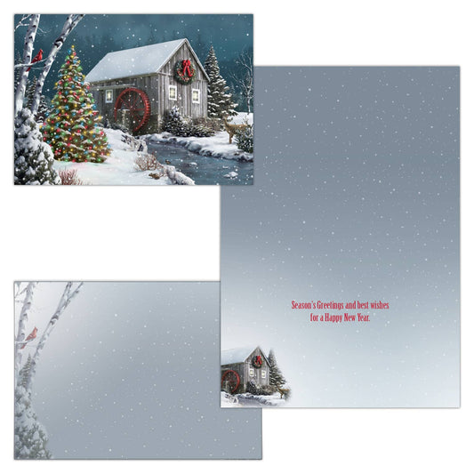 In the Falling Snow - Boxed Christmas Cards, 30 Cards