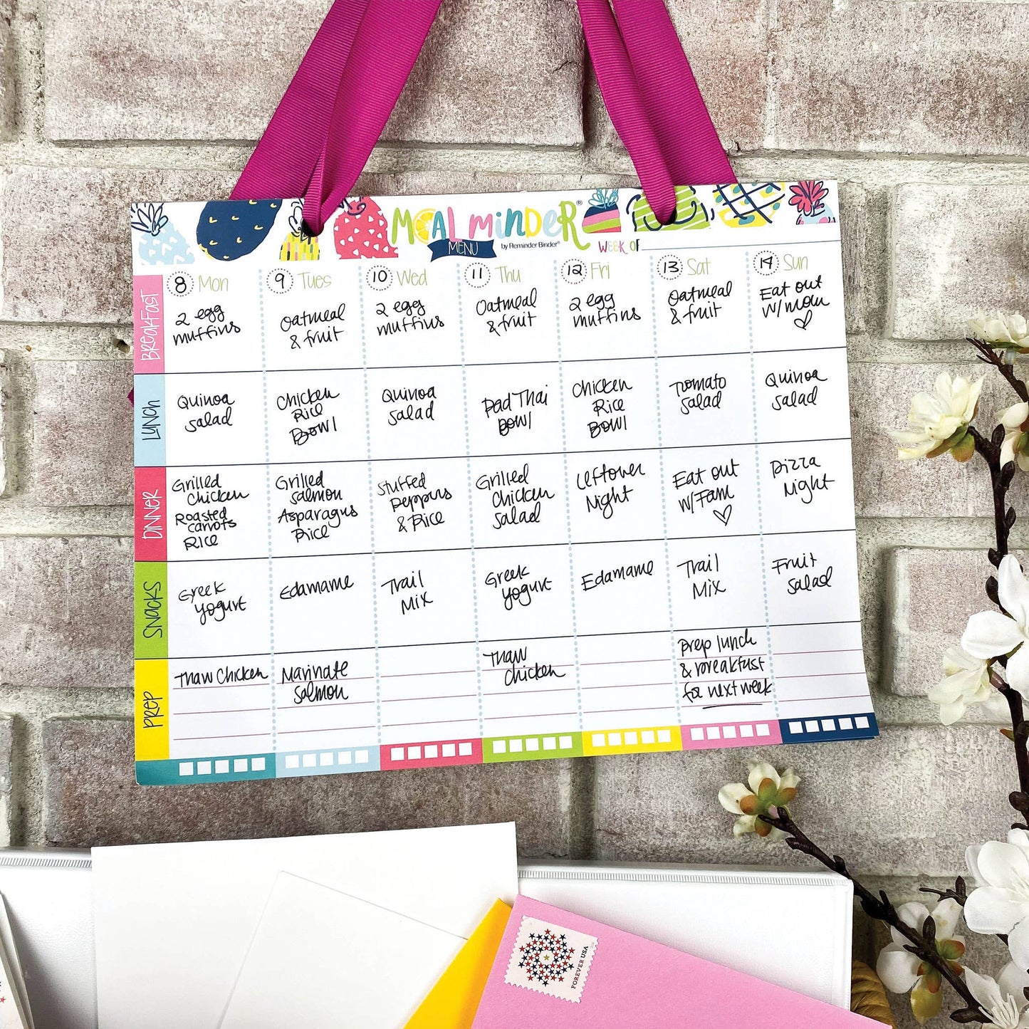 52-Week Meal Minder® Weekly Menu Planner Pad |