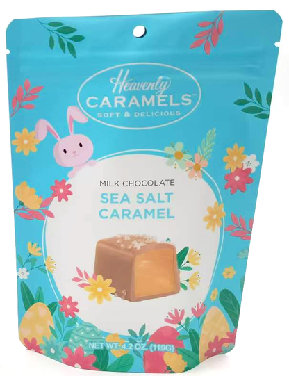 EASTER / SPRING  -Heavenly Chocolate Sea Salt Caramels 4.2oz