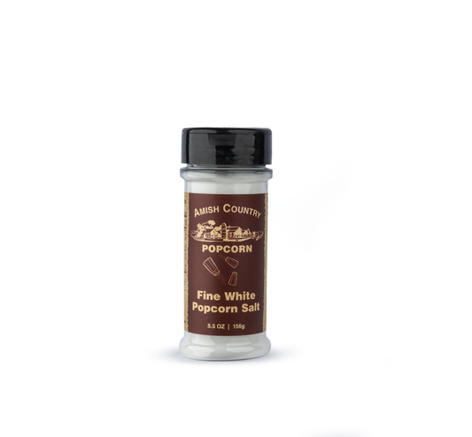 5.5oz Bottle of Fine White Popcorn Salt