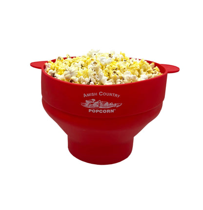 Silicone Microwave Popper: Blue